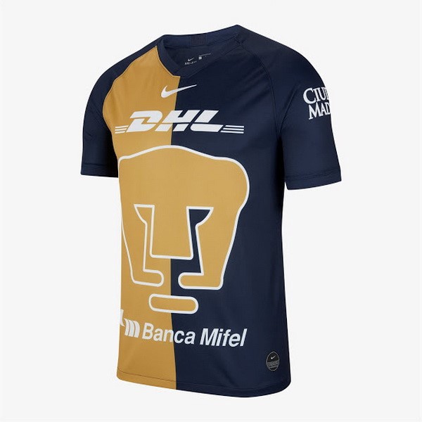 Camiseta UNAM Replica Tercera Ropa 2020/21 Amarillo Azul